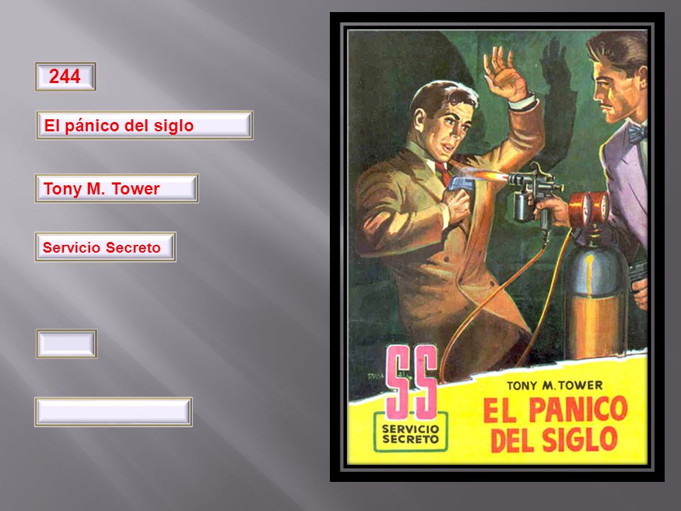 El pánico del siglo Tony M. Tower Pimpinela Servicio Secreto