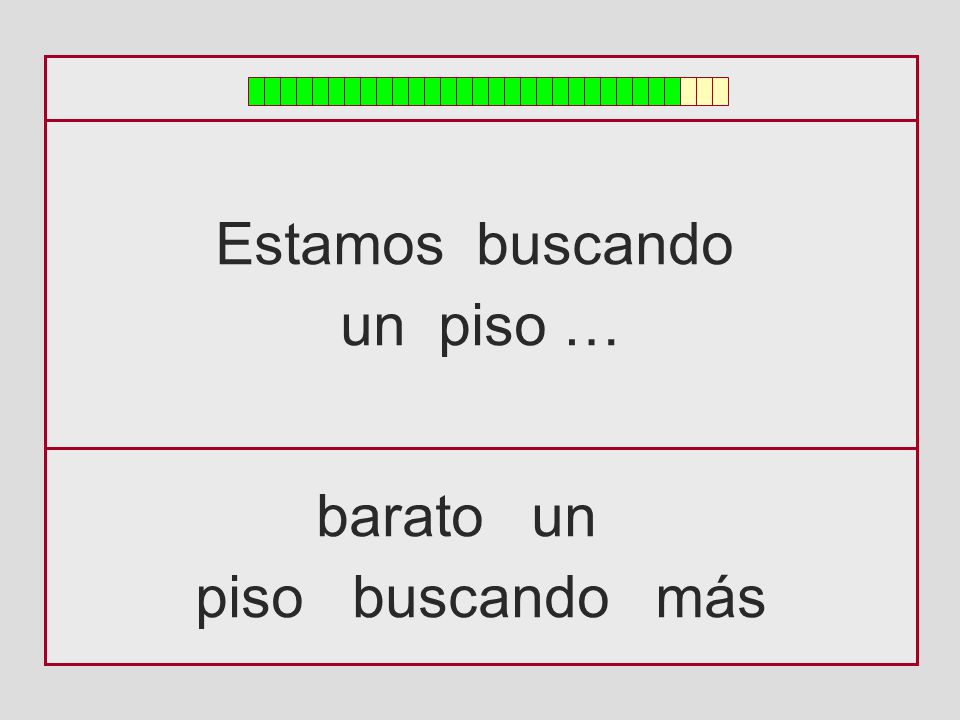 Estamos buscando un piso … barato un piso buscando más