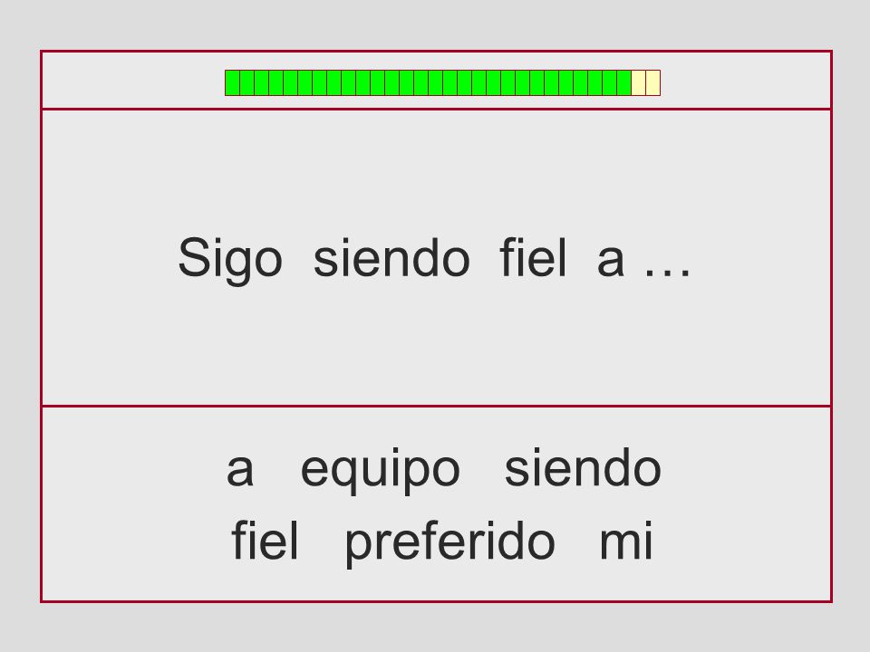 Sigo siendo fiel a … a equipo siendo fiel preferido mi