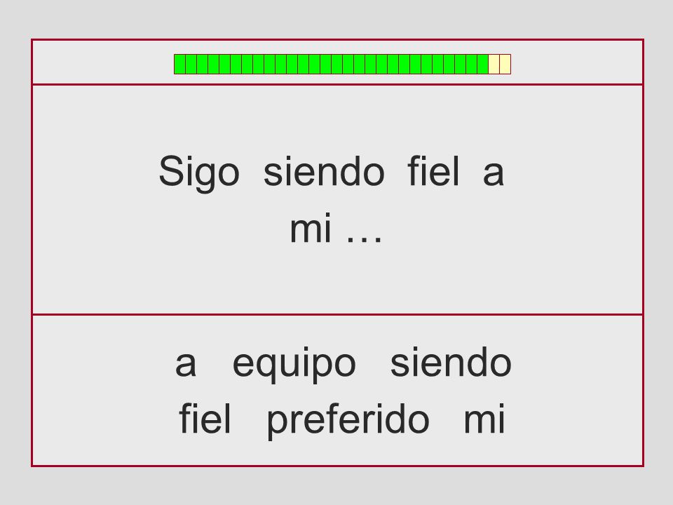 Sigo siendo fiel a mi … a equipo siendo fiel preferido mi