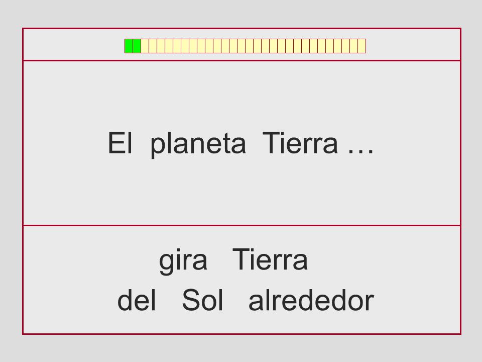 El planeta Tierra … gira Tierra del Sol alrededor
