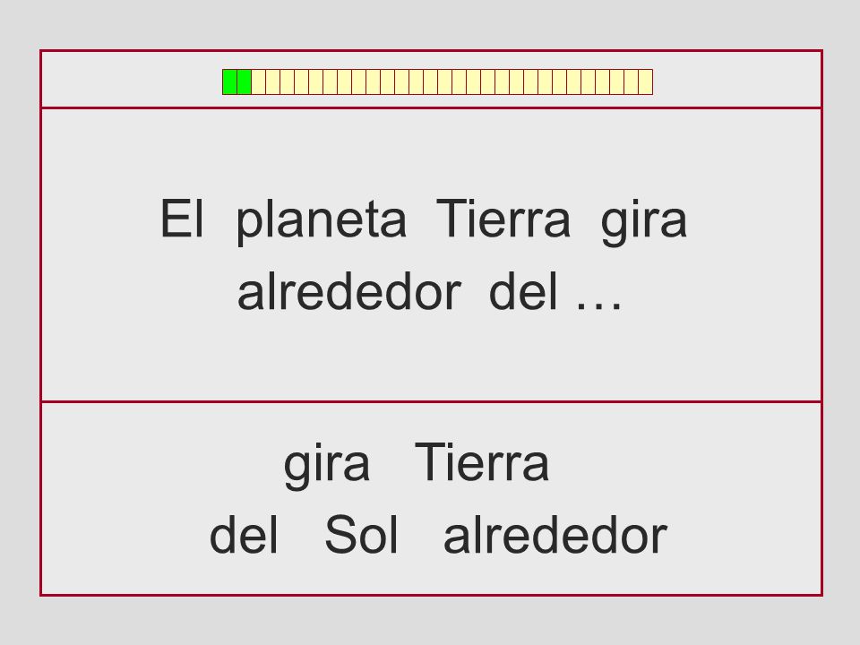 El planeta Tierra gira alrededor del … gira Tierra del Sol alrededor