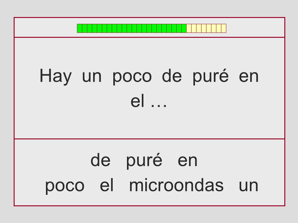 Hay un poco de puré en el … de puré en poco el microondas un