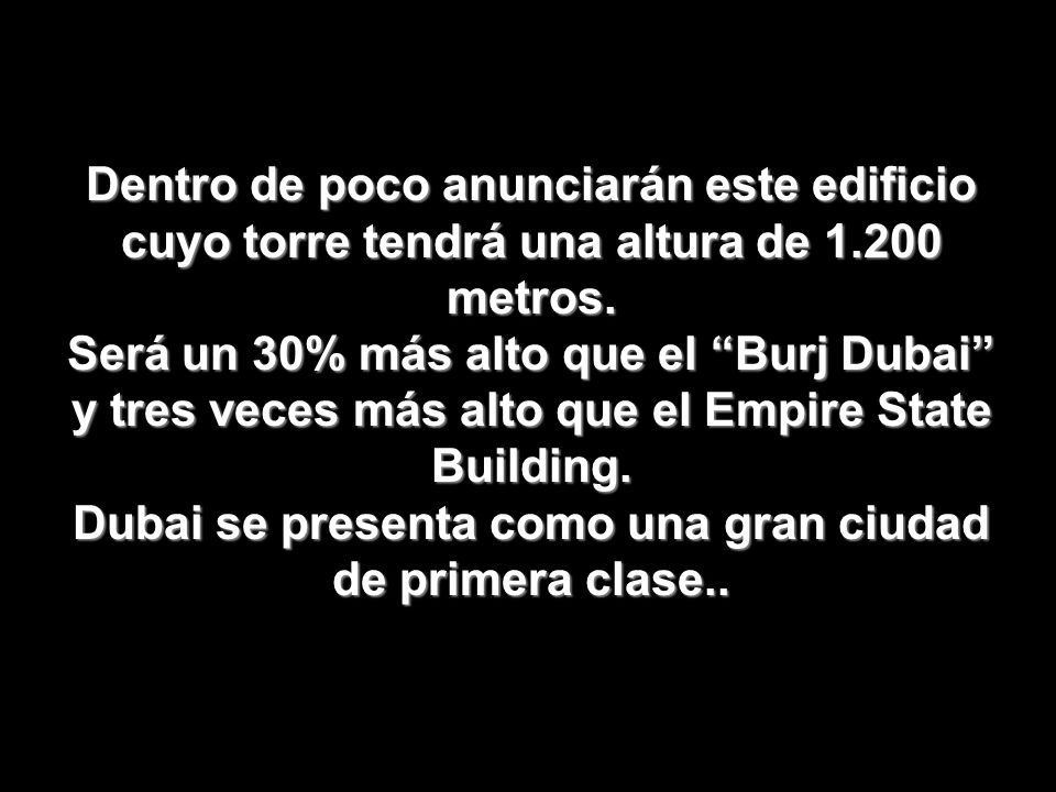 Dentro de poco anunciarán este edificio cuyo torre tendrá una altura de metros.