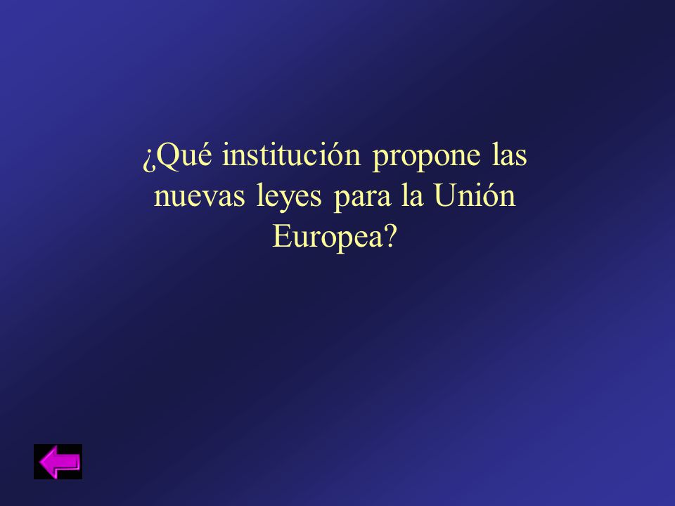 ¿Qué institución propone las nuevas leyes para la Unión Europea