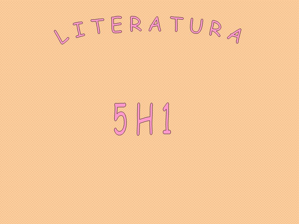L I T E R A T U R A 5 H 1