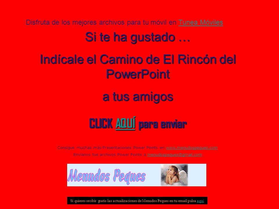 Indícale el Camino de El Rincón del PowerPoint a tus amigos