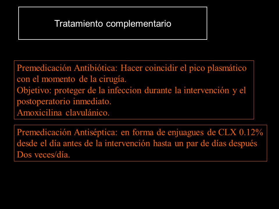 Tratamiento complementario