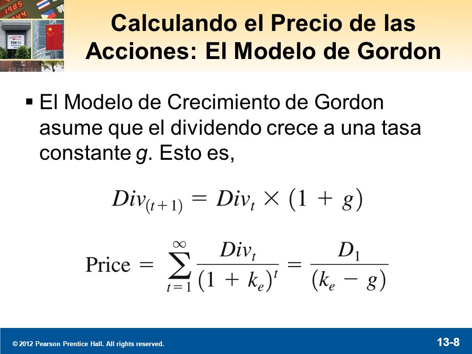 Calculando el Precio de las Acciones: El Modelo de Gordon