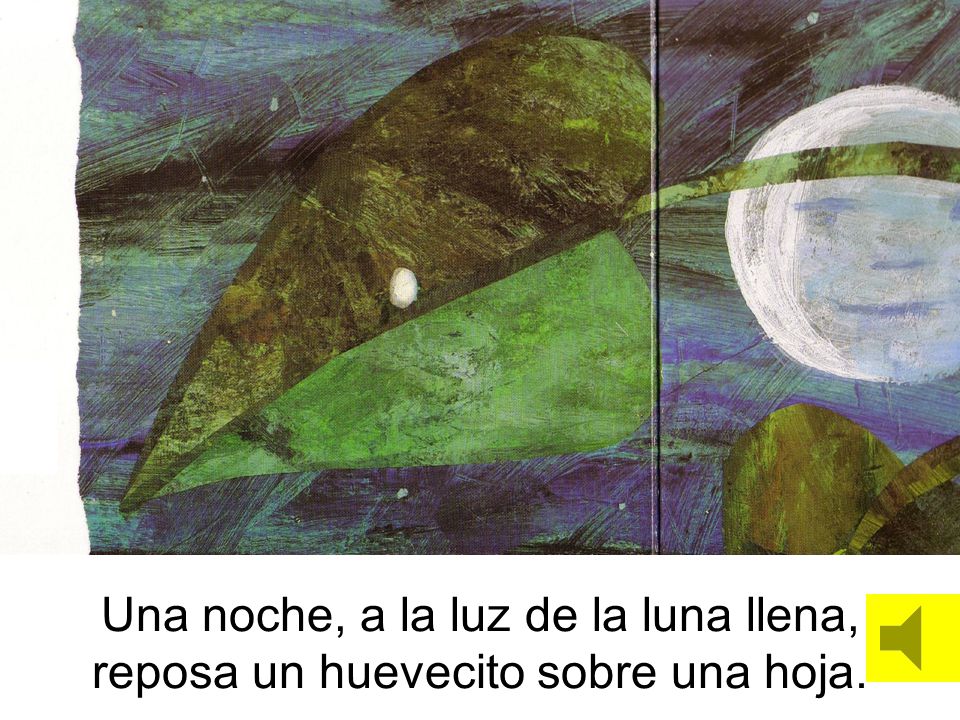 One night, in the light of the full moon, a little egg rests on a leaf.