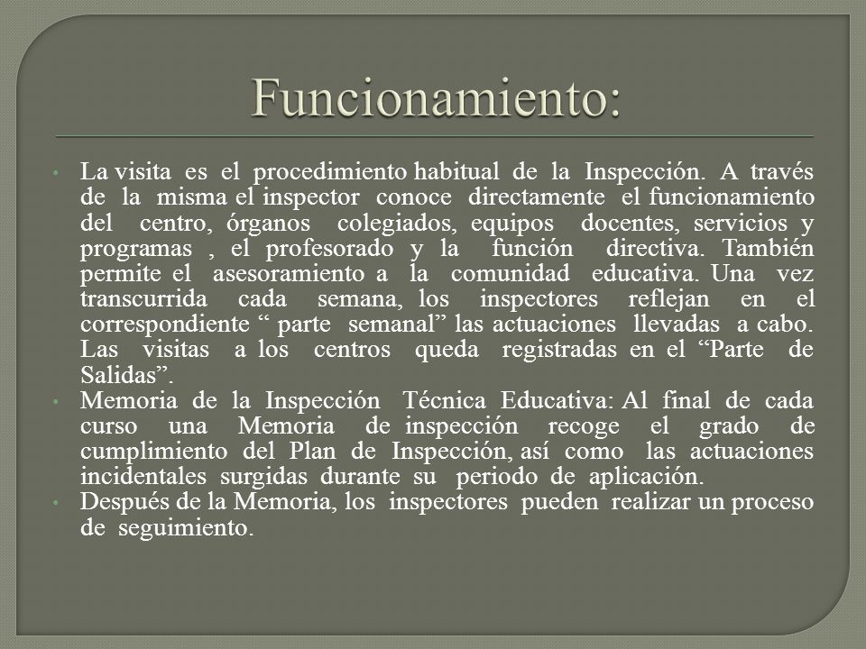 Funcionamiento:
