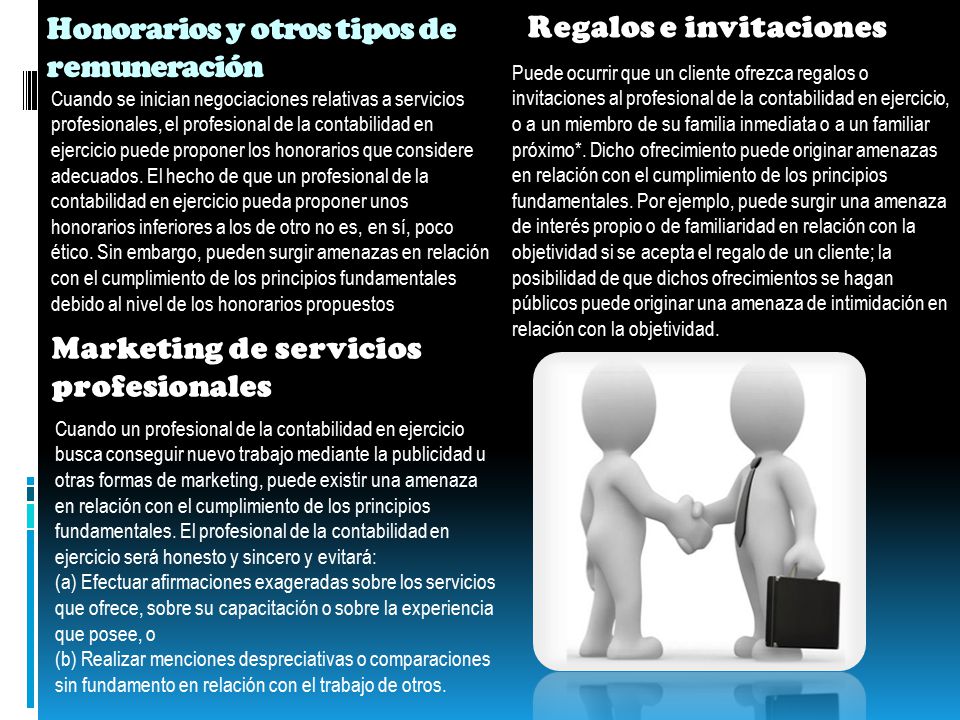Honorarios y otros tipos de remuneración