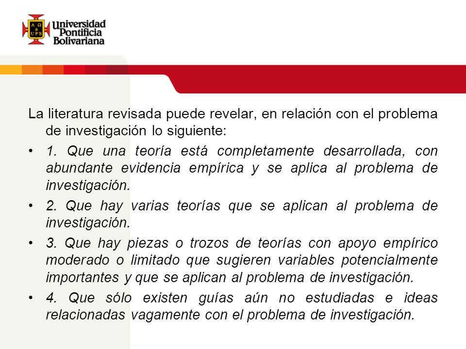 La literatura revisada puede revelar, en relación con el problema de investigación lo siguiente: