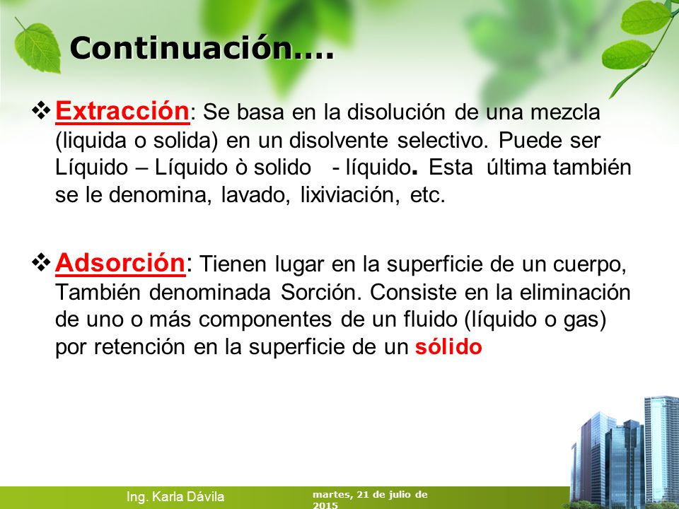Continuación….