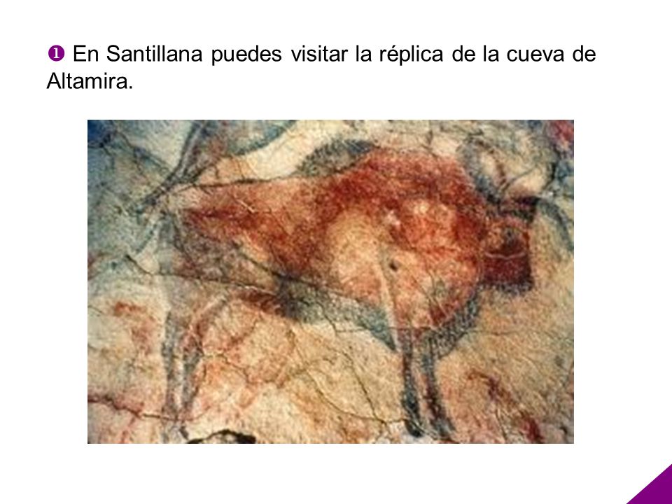  En Santillana puedes visitar la réplica de la cueva de Altamira.
