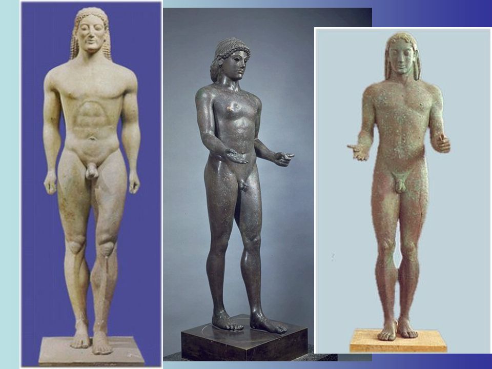 . Kurós Anavissos, ca 530 ac. Apolo de Piombino, ca 500 ac