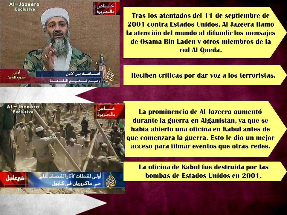 Reciben criticas por dar voz a los terroristas.