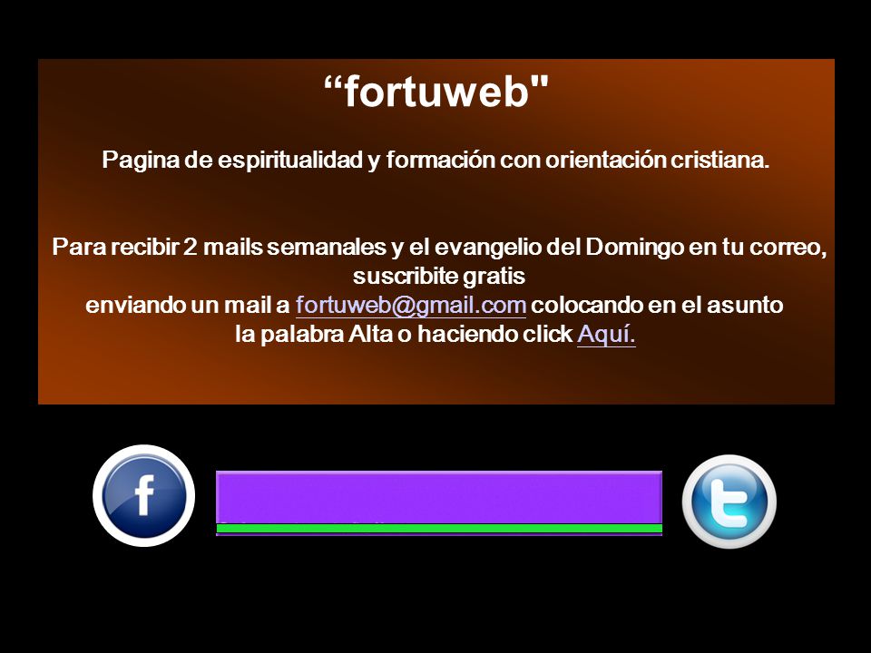 fortuweb Pagina de espiritualidad y formación con orientación cristiana.