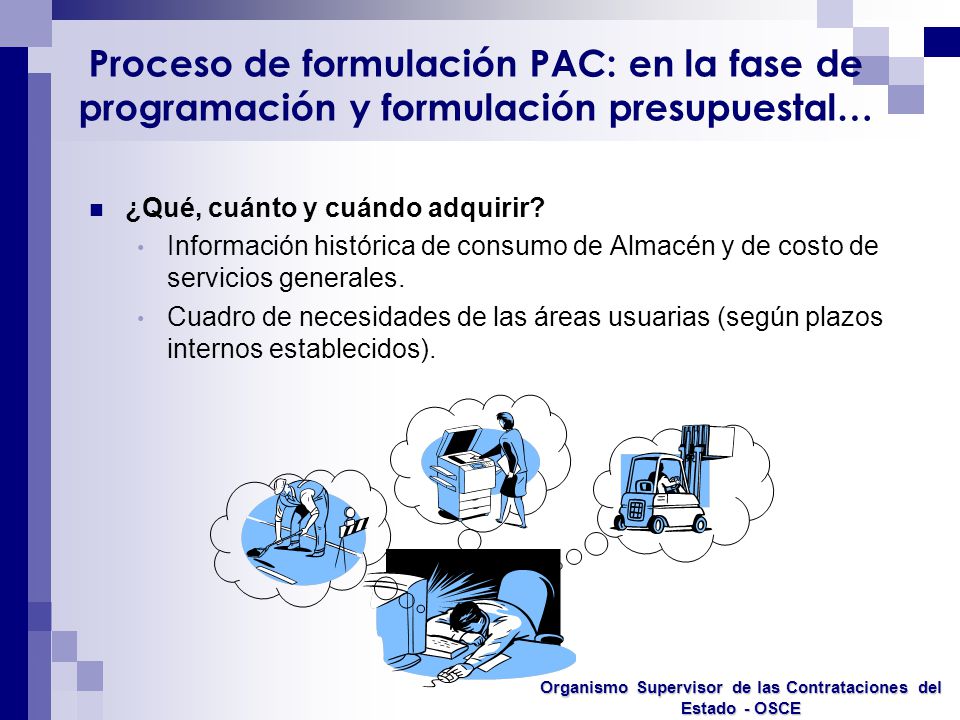 Proceso de formulación PAC: en la fase de programación y formulación presupuestal…