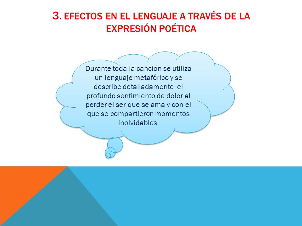 3. Efectos en el lenguaje a través de la expresión poética
