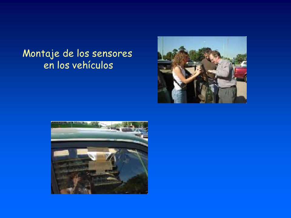 Montaje de los sensores