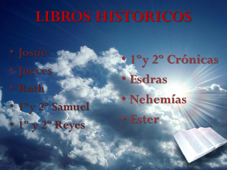 HISTORIA Y COMPOSICIÓN DE LOS LIBROS HISTÓRICOS BIBLIA - ppt video descargar