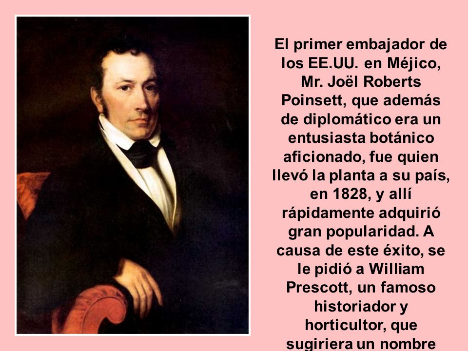 El primer embajador de los EE. UU. en Méjico, Mr