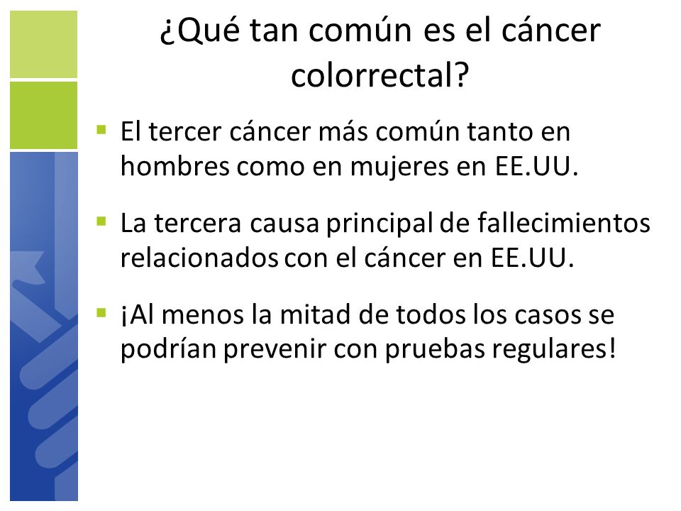 ¿Qué tan común es el cáncer colorrectal