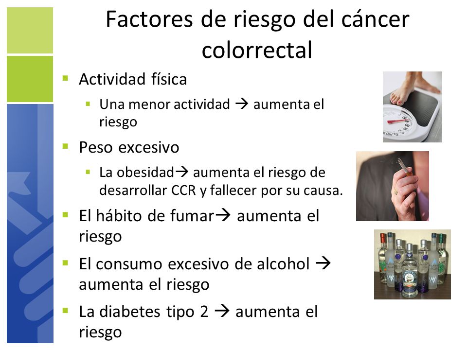 Factores de riesgo del cáncer colorrectal