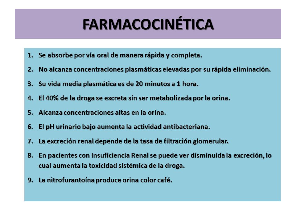 FARMACOCINÉTICA Se absorbe por vía oral de manera rápida y completa.