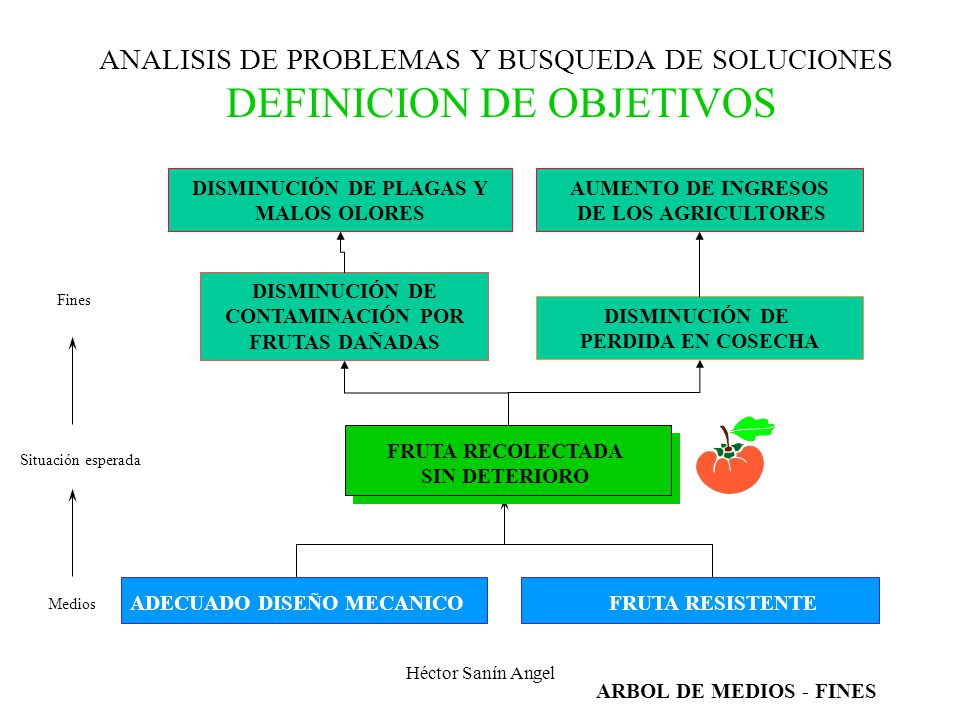 ANALISIS DE PROBLEMAS Y BUSQUEDA DE SOLUCIONES DEFINICION DE OBJETIVOS