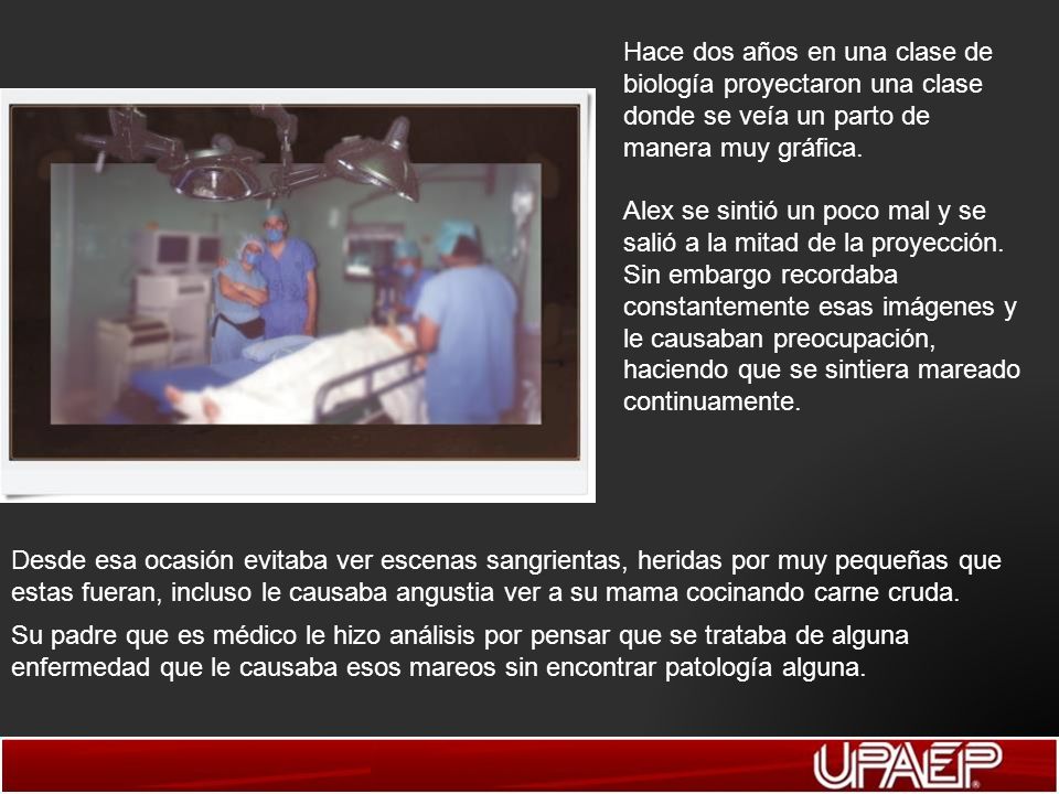 Hace dos años en una clase de biología proyectaron una clase donde se veía un parto de manera muy gráfica.