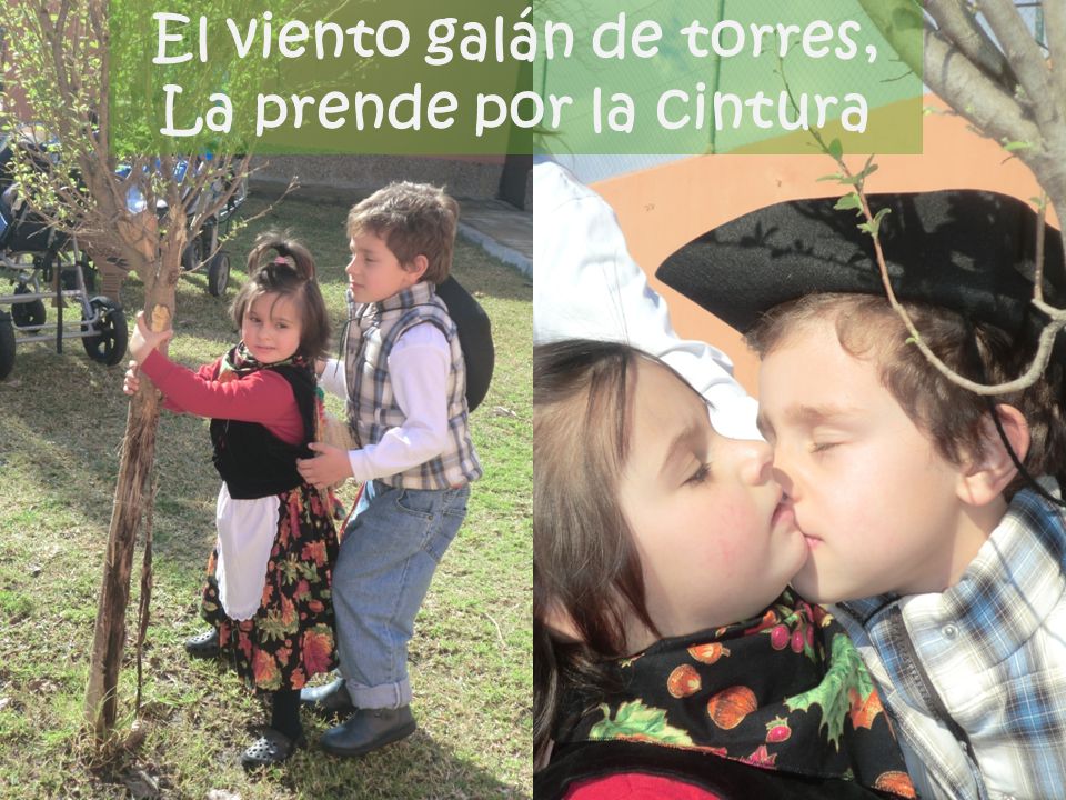 El viento galán de torres, La prende por la cintura