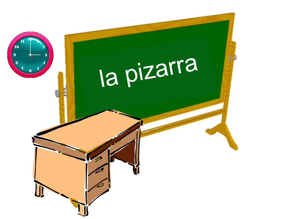 la pizarra