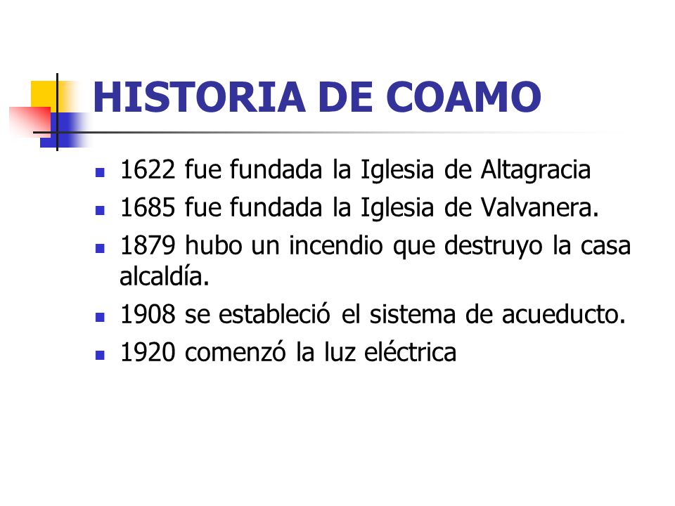 HISTORIA DE COAMO 1622 fue fundada la Iglesia de Altagracia