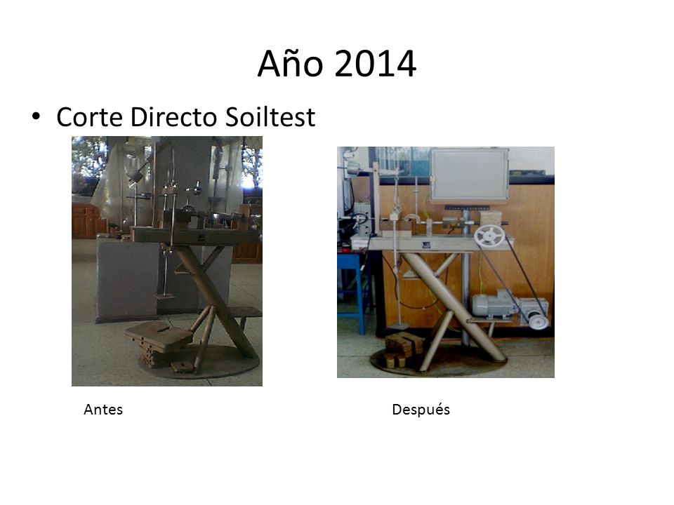 Año 2014 Corte Directo Soiltest Antes Después