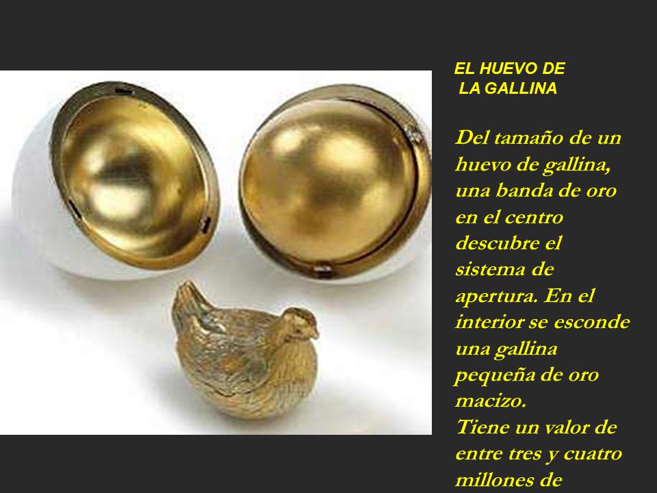 Tiene un valor de entre tres y cuatro millones de dólares.