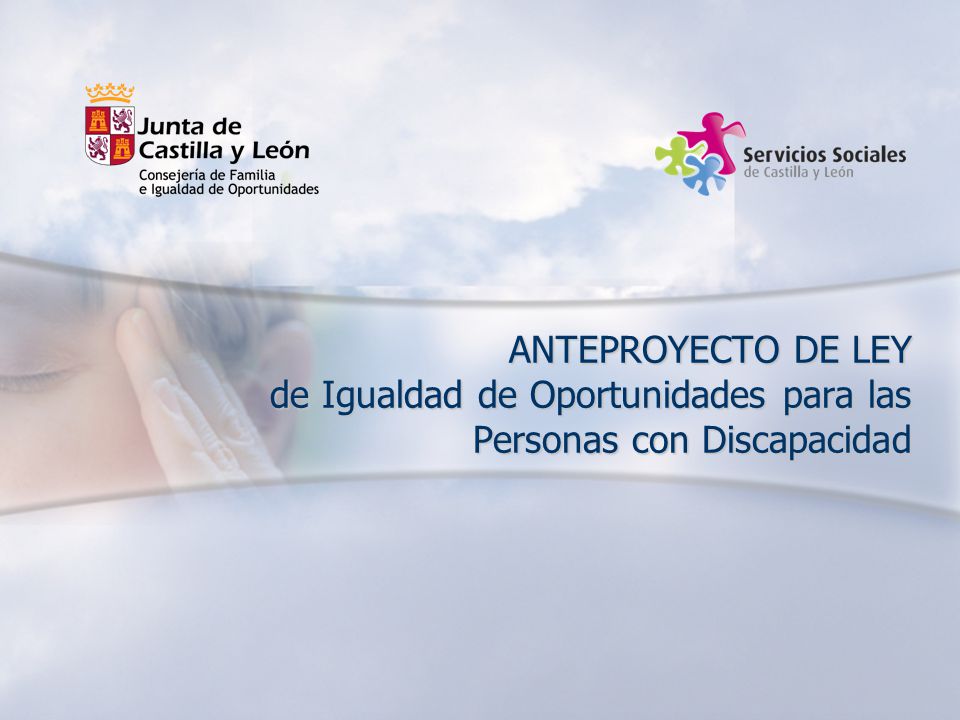 de Igualdad de Oportunidades para las Personas con Discapacidad