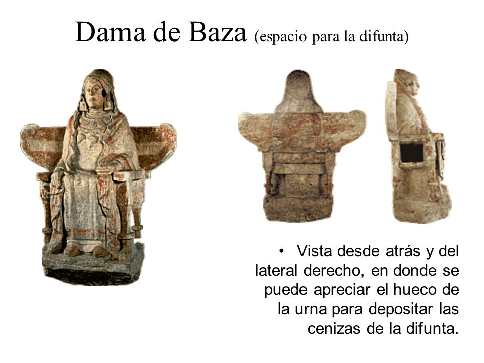 Dama de Baza (espacio para la difunta)