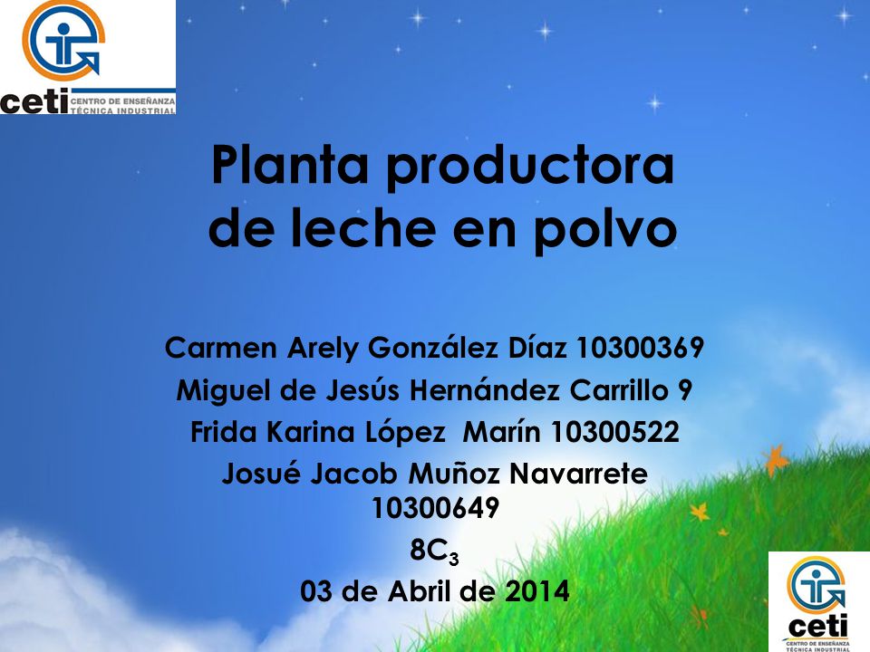 Planta productora de leche en polvo
