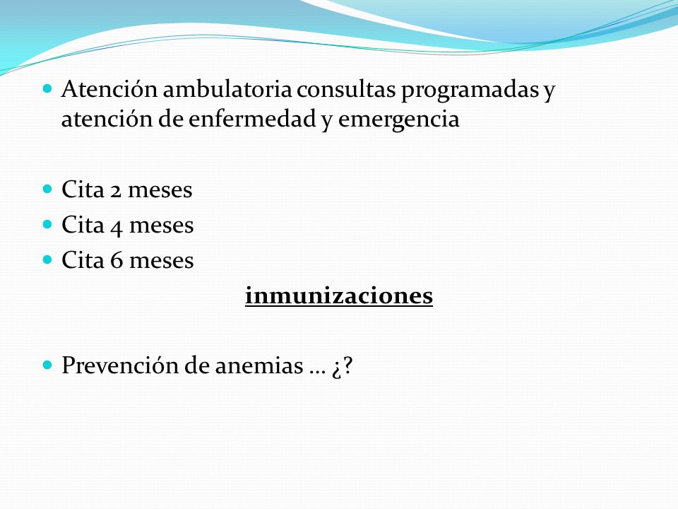 Atención ambulatoria consultas programadas y atención de enfermedad y emergencia