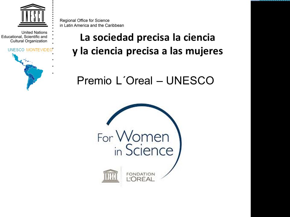 La sociedad precisa la ciencia y la ciencia precisa a las mujeres