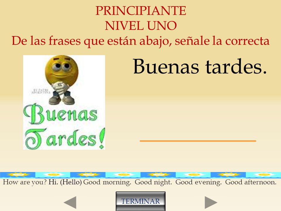 De las frases que están abajo, señale la correcta