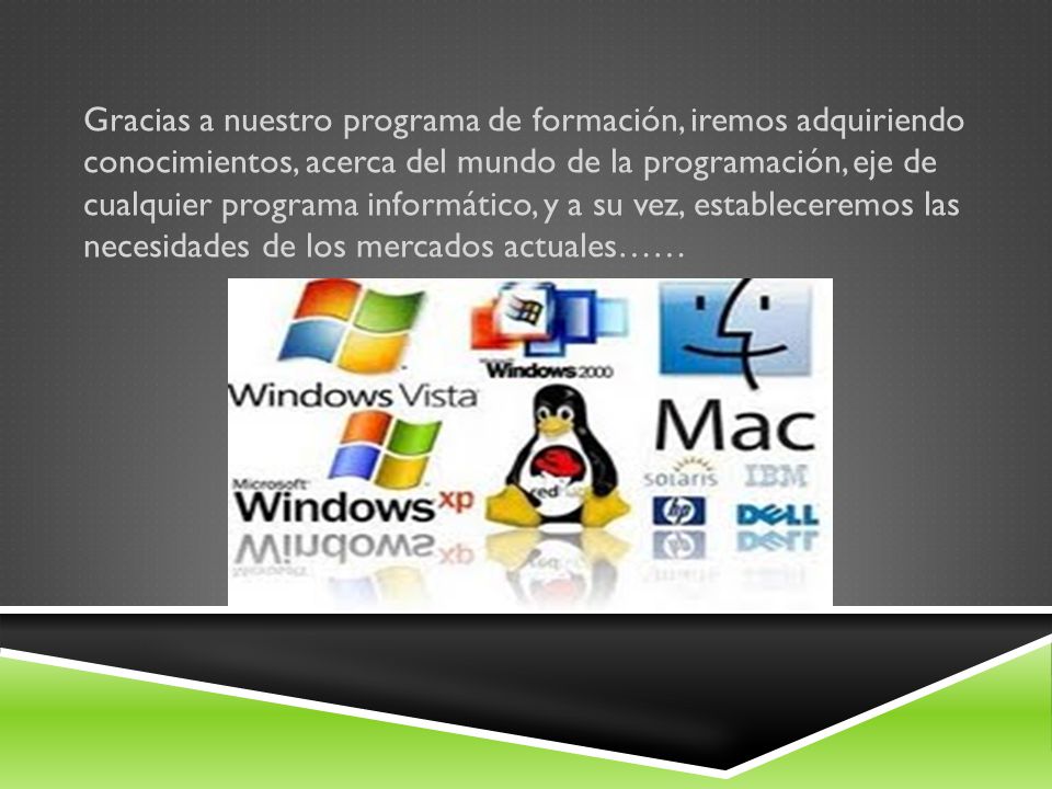 Gracias a nuestro programa de formación, iremos adquiriendo conocimientos, acerca del mundo de la programación, eje de cualquier programa informático, y a su vez, estableceremos las necesidades de los mercados actuales……