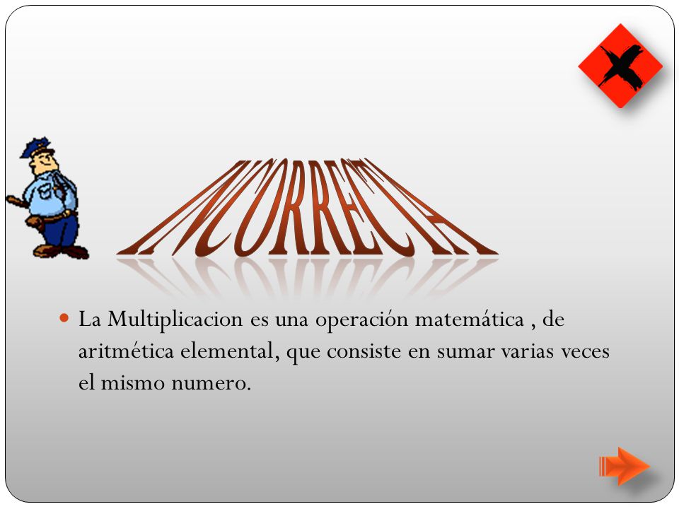 La Multiplicacion es una operación matemática , de aritmética elemental, que consiste en sumar varias veces el mismo numero.