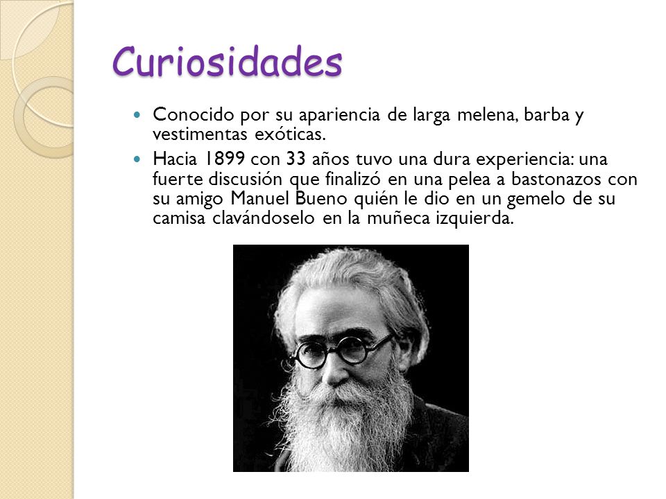 Curiosidades Conocido por su apariencia de larga melena, barba y vestimentas exóticas.