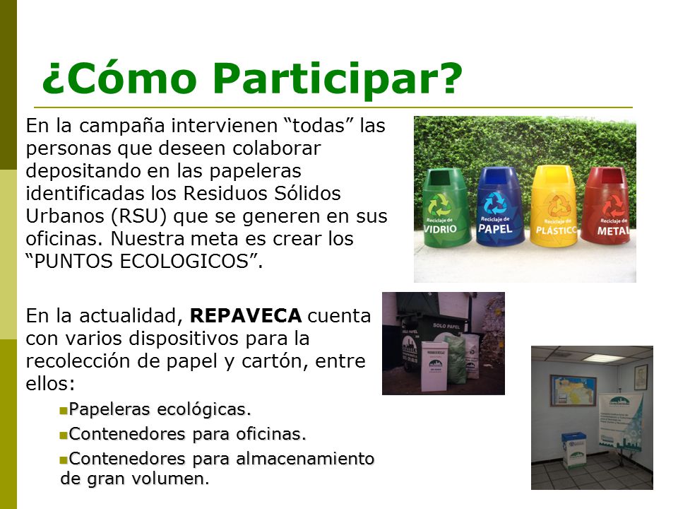 ¿Cómo Participar