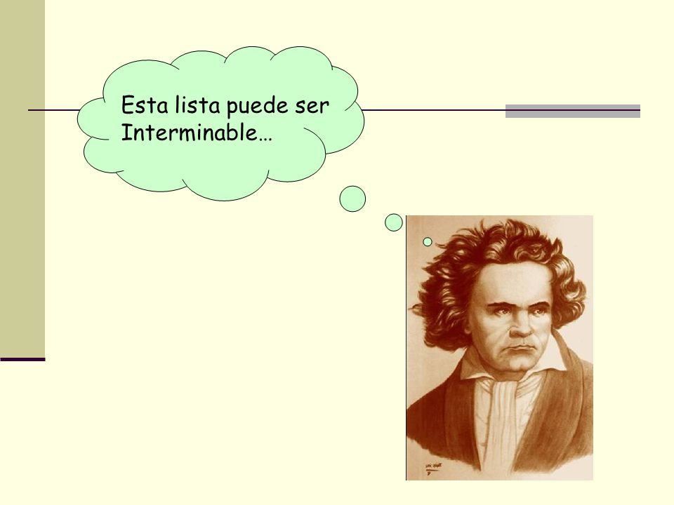 Esta lista puede ser Interminable…
