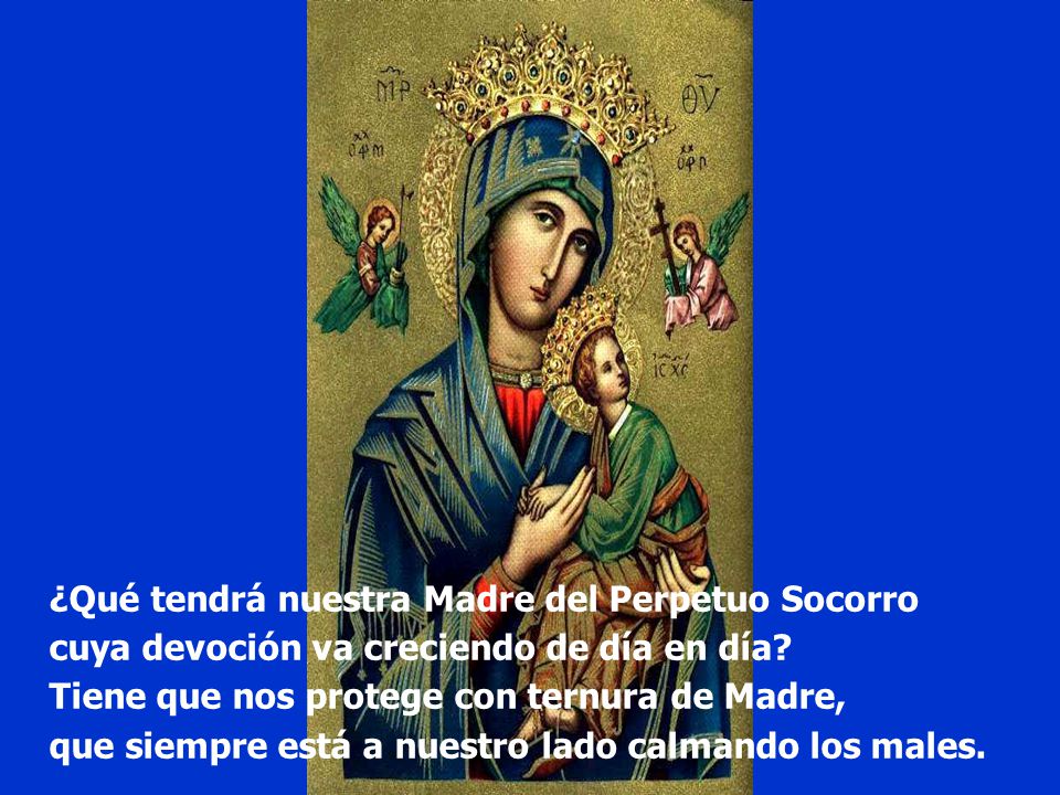 ¿Qué tendrá nuestra Madre del Perpetuo Socorro