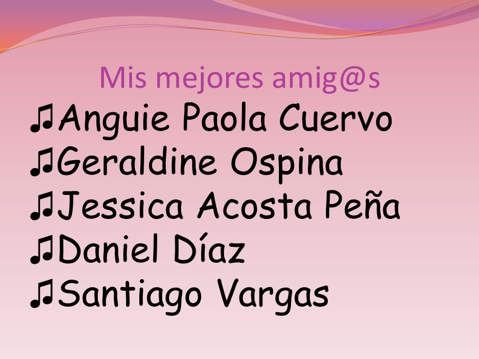 Mis mejores ♫Anguie Paola Cuervo ♫Geraldine Ospina ♫Jessica Acosta Peña ♫Daniel Díaz ♫Santiago Vargas